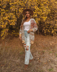 Nuri Cotton Blend Pocketed Knit Cardigan Ins Street