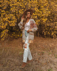 Nuri Cotton Blend Pocketed Knit Cardigan Ins Street