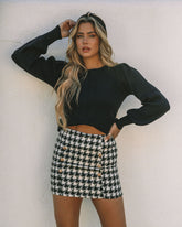 Rafaella Houndstooth Mini Skirt - FINAL SALE Ins Street