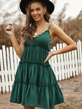 Solid Color Sling V-Neck Short Skirt 2023-03-14 InsStreet