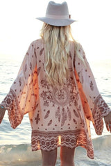 Cow Pattern Chiffon Bikini Cardigan Ins Street