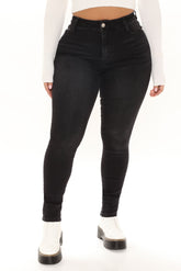 Jessica Skinny Jeans - Black Ins Street