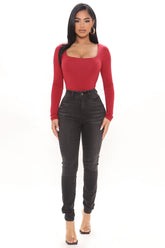 Lights Out High Rise Booty Lifting Skinny Jeans - Black Ins Street