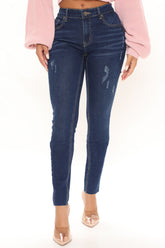 Lookn' Like A Snack Skinny Jeans - Dark Wash Ins Street