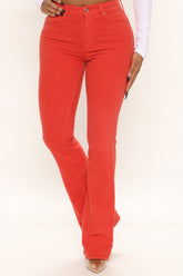 Mojave Bootcut Jeans - Rust Ins Street