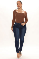 South Street Skinny Jeans - Dark Wash Ins Street