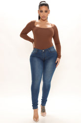 South Street Skinny Jeans - Medium Wash Ins Street