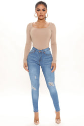 Sweet Love High Rise Skinny Jeans - Light Blue Wash Ins Street