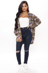 Kiara Slit Knee Stretch Skinny Jeans - Dark Wash Ins Street