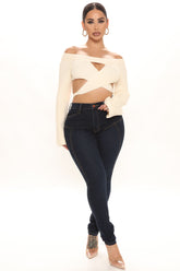 Rhinestone Nights Skinny Jeans - Dark Wash Ins Street