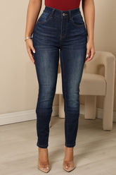 Deep Connection Skinny Jeans - Dark Wash Ins Street