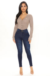 Dress It Up Skinny Jeans - Dark Wash Ins Street