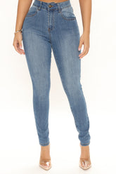 Closer To You Skinny Jeans - Medium Blue Wash Ins Street