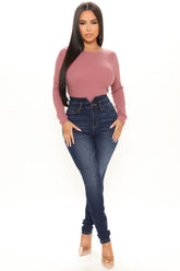 Thinking Of You Stretch Skinny Jeans - Dark Wash Ins Street