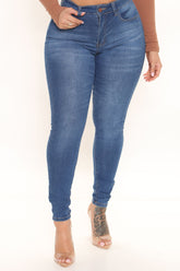 Go Best Friend Skinny Jeans - Medium Blue Wash Ins Street