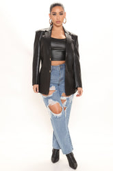 90's Flashback Tapered Jeans - Medium Blue Wash Ins Street