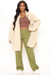 Soho Sunrise High Rise Straight Leg Jeans - Olive Ins Street