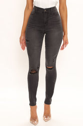 Tall Our Favorite High Rise Skinny Jeans - Grey Ins Street