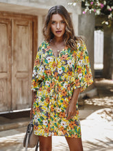 Stay True Floral Crochet Lace Belted Dress Ins Street