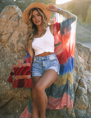Colorway Tie Dye Kaftan - Sunrise LOVE-003