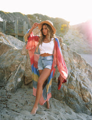 Colorway Tie Dye Kaftan - Sunrise LOVE-003