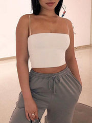 Solid Combed Cotton Strapless Tube Top 2023-03-14 InsStreet