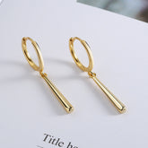 Simplicity Solid Earrings Ins Street