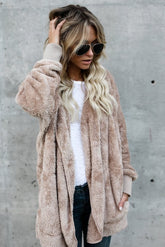 Mid-Length Double-Sided Anti-Fur Coat Ins street
