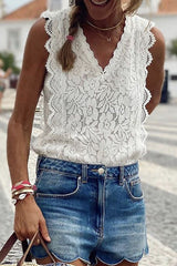 Solid Split Joint V Neck Tops Ins Street