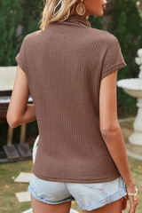 Solid Basic Half A Turtleneck T-Shirts Ins Street