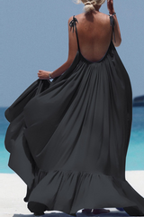 Solid Flounce Spaghetti Strap Mesh Dress Dresses(5 colors) Ins Street