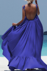 Solid Flounce Spaghetti Strap Mesh Dress Dresses(5 colors) Ins Street