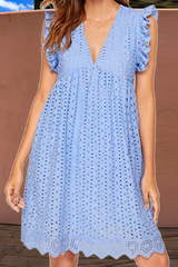 Solid Lace V Neck Cake Skirt Dresses(12 colors) Ins Street