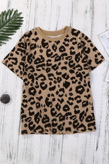 Leopard Print T-Shirt Ins Street