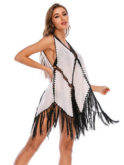 Stitching Tassels Cover Up Skirt 2023-03-14 InsStreet