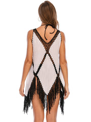 Stitching Tassels Cover Up Skirt 2023-03-14 InsStreet