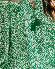 Walsh Floral Off The Shoulder Tassel Top Ins Street