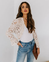 Maryland Cotton Crochet Bolero Ins Street