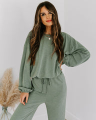 Let's Stay Home Billowed Knit Top Ins Street