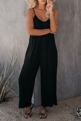 Aliya Relaxed Bamboo Blend Knit Jumpsuit LOVE-003