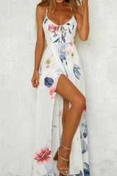 Printed Big Dress Foreign Trade Women's Simian Style Ins street