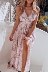 Sweet escape split maxi dress Ins street
