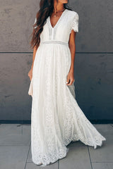 Dream catcher white lace dress Ins street