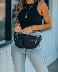 Track Nylon Sling Bag - Black URBA-001