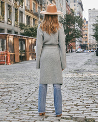 East River Pocketed Knit Duster Cardigan - Heather Grey Ins Street
