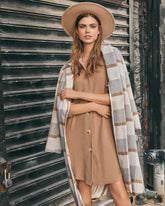 Kenton Pocketed Button Down Knit Shacket - FINAL SALE Ins Street