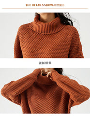 WAFFLE KNIT TURTLENECK SWEATER Carmar Denim