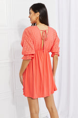 Ninexis Everyday Dreams Eyelet Contrast Dress Ins Street
