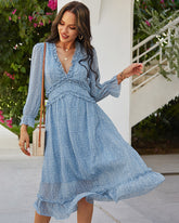 Now I'm Falling Floral Tiered Babydoll Dress Ins Street