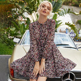 Brennan Floral Tiered Babydoll Dress Ins Street